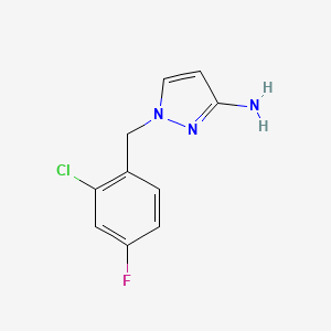 1-(2-chloro-4-fluorobenzyl)-1H-pyrazol-3-amine