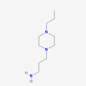 molecular formula C10H23N3 B1599499 3-(4-丙基哌嗪-1-基)丙胺 CAS No. 4553-24-6