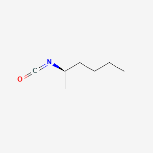 molecular formula C7H13NO B1599500 (R)-(-)-2-Hexyl isocyanate CAS No. 745783-77-1