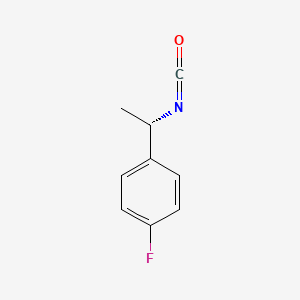 molecular formula C9H8FNO B1599501 (S)-(-)-1-(4-Fluorophenyl)ethyl isocyanate CAS No. 745783-74-8
