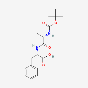 molecular formula C17H24N2O5 B1599502 Boc-Ala-Phe-OH CAS No. 2448-58-0