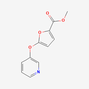 molecular formula C11H9NO4 B1599508 Methyl 5-(3-Pyridinyloxy)-2-furoate CAS No. 852180-38-2
