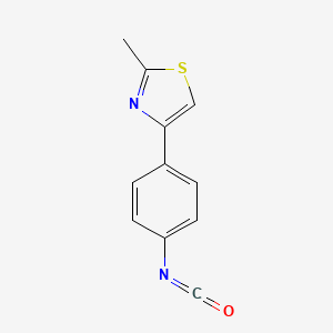 4-(4-Isocyanatophenyl)-2-methyl-1,3-thiazole