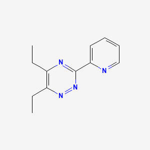 molecular formula C12H14N4 B1599512 5,6-Diethyl-3-(pyridin-2-yl)-1,2,4-triazine CAS No. 669707-13-5