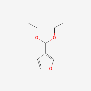 molecular formula C9H14O3 B1599514 3-(Diethoxymethyl)furan CAS No. 216144-29-5