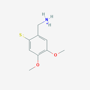 2-(Azaniumylmethyl)-4,5-dimethoxybenzenethiolate
