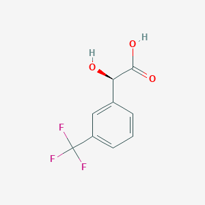 molecular formula C9H7F3O3 B1599528 (R)-(3-trifluoromethyl)mandelic acid CAS No. 51359-73-0