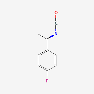 molecular formula C9H8FNO B1599537 (R)-(+)-1-(4-Fluorophenyl)ethyl isocyanate CAS No. 745783-73-7