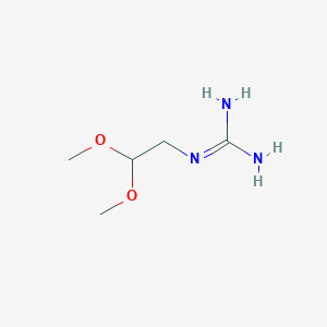 molecular formula C5H13N3O2 B1599543 1-(2,2-二甲氧基乙基)胍 CAS No. 52737-38-9