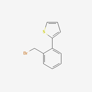molecular formula C11H9BrS B1599555 2-[2-(Bromomethyl)phenyl]thiophene CAS No. 791078-04-1
