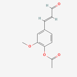 4-Acetoxy-3-methoxycinnamaldehyde