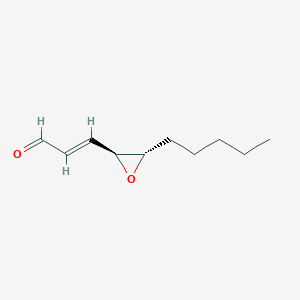 molecular formula C10H16O2 B159956 (2E)-3-(3-Pentyl-2-oxiranyl)-2-propenal CAS No. 134454-31-2