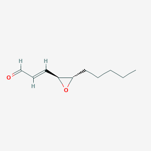 molecular formula C10H16O2 B159956 4,5-环氧癸-2(反)-烯醛 CAS No. 134454-31-2