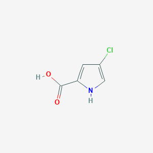 molecular formula C5H4ClNO2 B1599566 4-chloro-1H-pyrrole-2-carboxylic Acid CAS No. 27746-03-8