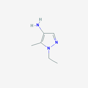 molecular formula C6H11N3 B1599577 1-ethyl-5-methyl-1H-pyrazol-4-amine CAS No. 1174882-85-9