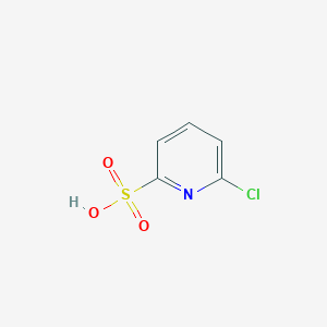 molecular formula C5H4ClNO3S B159958 6-chloropyridine-2-sulfonic Acid CAS No. 133145-15-0