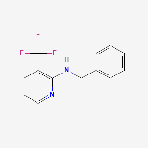 molecular formula C13H11F3N2 B1599583 N-benzyl-3-(trifluoromethyl)pyridin-2-amine CAS No. 886501-07-1