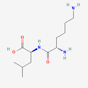 molecular formula C12H25N3O3 B1599586 H-Lys-Leu-OH CAS No. 7369-79-1