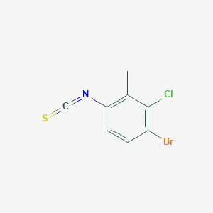 molecular formula C8H5BrClNS B1599596 4-Bromo-3-chloro-2-methylphenylisothiocyanate CAS No. 886501-25-3