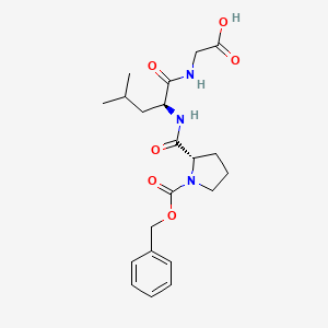 molecular formula C21H29N3O6 B1599599 Z-Pro-Leu-Gly-OH CAS No. 7801-38-9