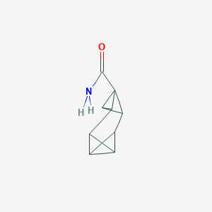 B159960 Pentacyclo[5.1.0.02,4.03,5.06,8]octane-3-carboxamide CAS No. 133887-54-4