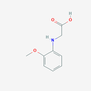molecular formula C9H11NO3 B1599600 2-((2-Methoxyphenyl)amino)acetic acid CAS No. 94800-23-4