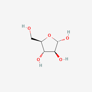 molecular formula C5H10O5 B1599603 α-D-阿拉伯呋喃糖 CAS No. 37388-49-1