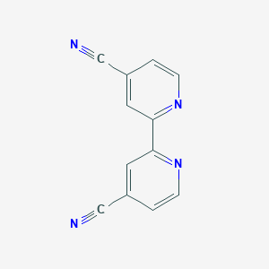 molecular formula C12H6N4 B1599614 4,4'-Dicyano-2,2'-bipyridine CAS No. 67491-43-4