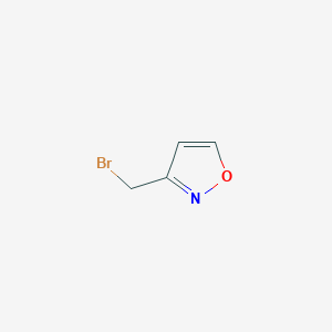 molecular formula C4H4BrNO B1599615 3-(Bromomethyl)isoxazole CAS No. 76632-20-7