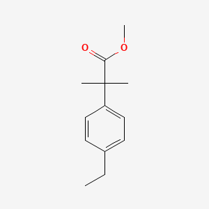 molecular formula C13H18O2 B1599616 Methyl 2-(4-ethylphenyl)-2-methylpropanoate CAS No. 698394-59-1