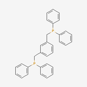 molecular formula C32H28P2 B1599633 1,3-Bis((diphenylphosphino)methyl)benzene CAS No. 89756-88-7