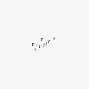 molecular formula C2H2 B1599634 乙炔-13C2 CAS No. 35121-31-4