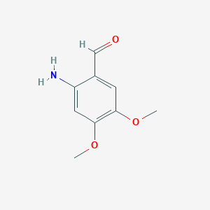molecular formula C9H11NO3 B1599635 2-Amino-4,5-dimethoxybenzaldehyde CAS No. 22608-87-3