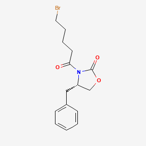 2-Oxazolidinone, 3-(5-bromo-1-oxopentyl)-4-(phenylmethyl)-, (4S)-