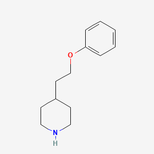 molecular formula C13H19NO B1599640 4-(2-Phenoxyethyl)piperidine CAS No. 347873-67-0