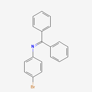 molecular formula C19H14BrN B1599647 4-BROMO-N-(DIPHENYLMETHYLENE)BENZENAMINE CAS No. 53847-33-9