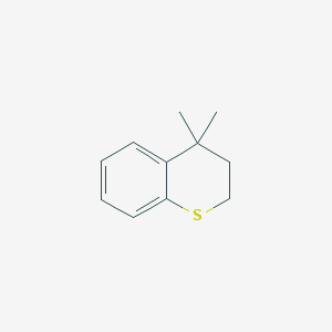 molecular formula C11H14S B1599648 4,4-Dimethylthiochroman CAS No. 66165-06-8