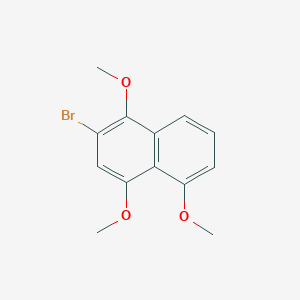 molecular formula C13H13BrO3 B1599649 2-Bromo-1,4,5-trimethoxynaphthalene CAS No. 107941-22-0