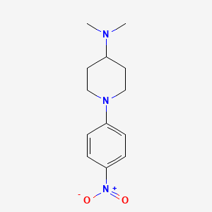 molecular formula C13H19N3O2 B1599653 N,N-二甲基-1-(4-硝基苯基)哌啶-4-胺 CAS No. 211247-60-8
