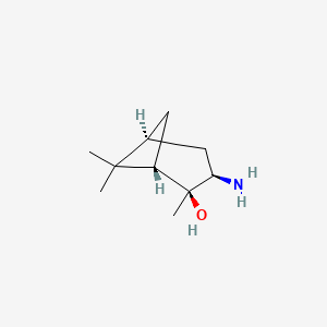 molecular formula C10H19NO B1599655 (1S,2S,3R,5S)-3-Amino-2,6,6-trimethylbicyclo[3.1.1]heptan-2-OL CAS No. 69363-09-3