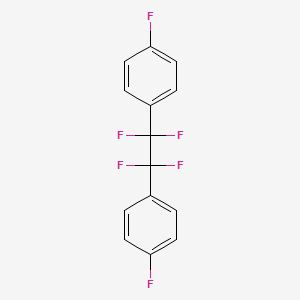 molecular formula C14H8F6 B1599659 1,1,2,2-Tetrafluoro-1,2-bis(4-fluorophenyl)ethane CAS No. 4100-99-6