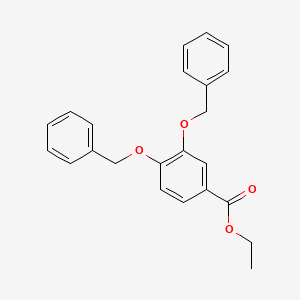 molecular formula C23H22O4 B1599666 Ethyl 3,4-bis(benzyloxy)benzoate CAS No. 174398-83-5