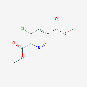 molecular formula C9H8ClNO4 B1599674 Dimethyl 3-chloropyridine-2,5-dicarboxylate CAS No. 106014-21-5