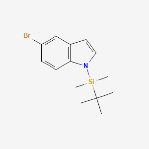 molecular formula C14H20BrNSi B1599676 5-Bromo-1-(tert-butyldimethylsilyl)-1H-indole CAS No. 331432-91-8