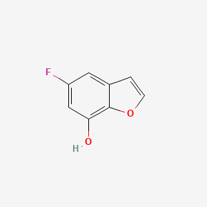 molecular formula C8H5FO2 B1599678 5-Fluoro-7-hydroxybenzofuran CAS No. 246029-02-7