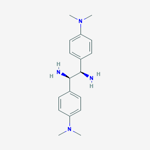 molecular formula C18H26N4 B1599686 1,2-Ethanediamine, 1,2-bis[4-(dimethylamino)phenyl]-, (1R,2R)- CAS No. 866267-84-7