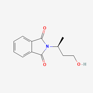 molecular formula C12H13NO3 B1599692 2-[(1S)-3-Hydroxy-1-methylpropyl]-1H-isoindole-1,3(2H)-dione CAS No. 545376-10-1