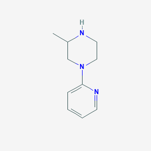 molecular formula C10H15N3 B1599693 3-Methyl-1-pyridin-2-yl-piperazine CAS No. 63286-11-3