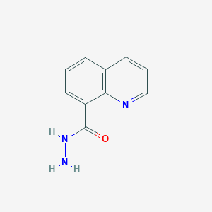 molecular formula C10H9N3O B1599698 喹啉-8-碳酰肼 CAS No. 85949-81-1