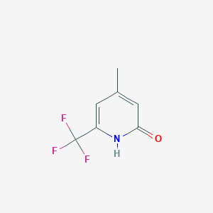 molecular formula C7H6F3NO B1599699 4-Methyl-6-(trifluoromethyl)pyridin-2(1H)-one CAS No. 749256-84-6